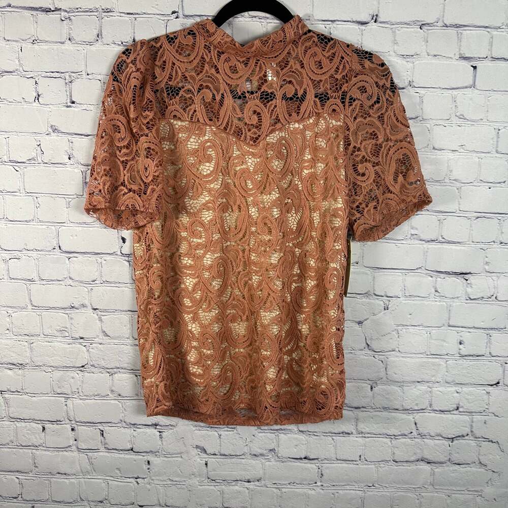 PerSeption Concept Pink Lace Blouse
